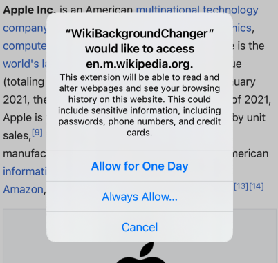 , How to write your first iOS Safari Extension